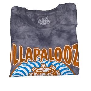 Lollapalooza Festival 2018 T Shirt‎ Tye Dye Concert Tee Merch Size Small Buddha